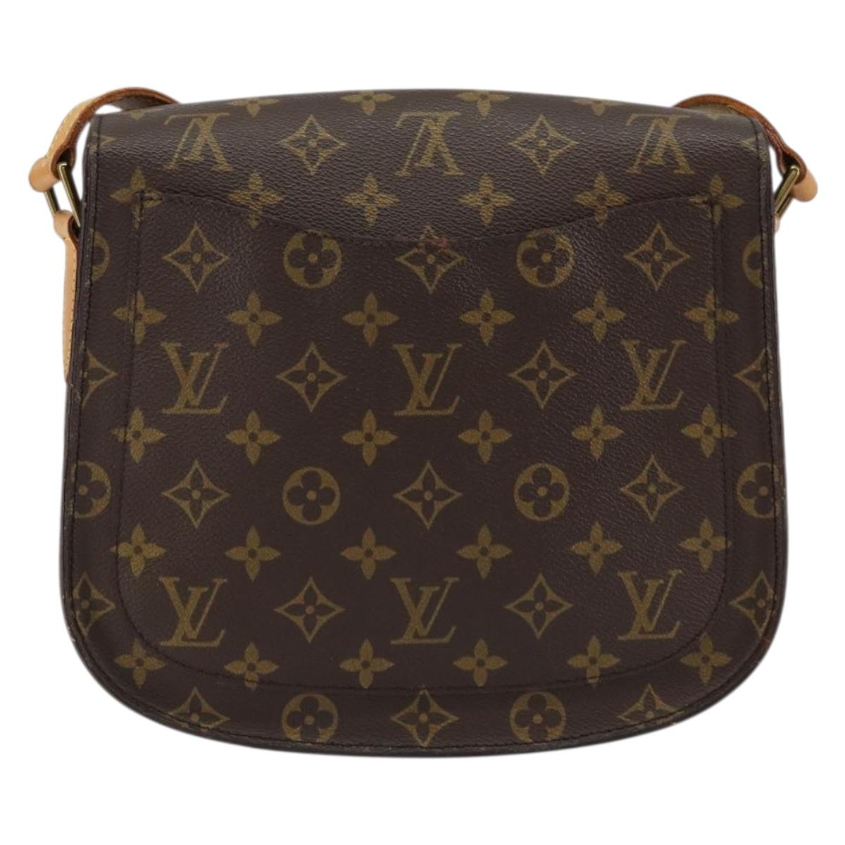 LOUIS VUITTON Monogram Saint Cloud GM Shoulder Bag M51242 LV Auth 152776