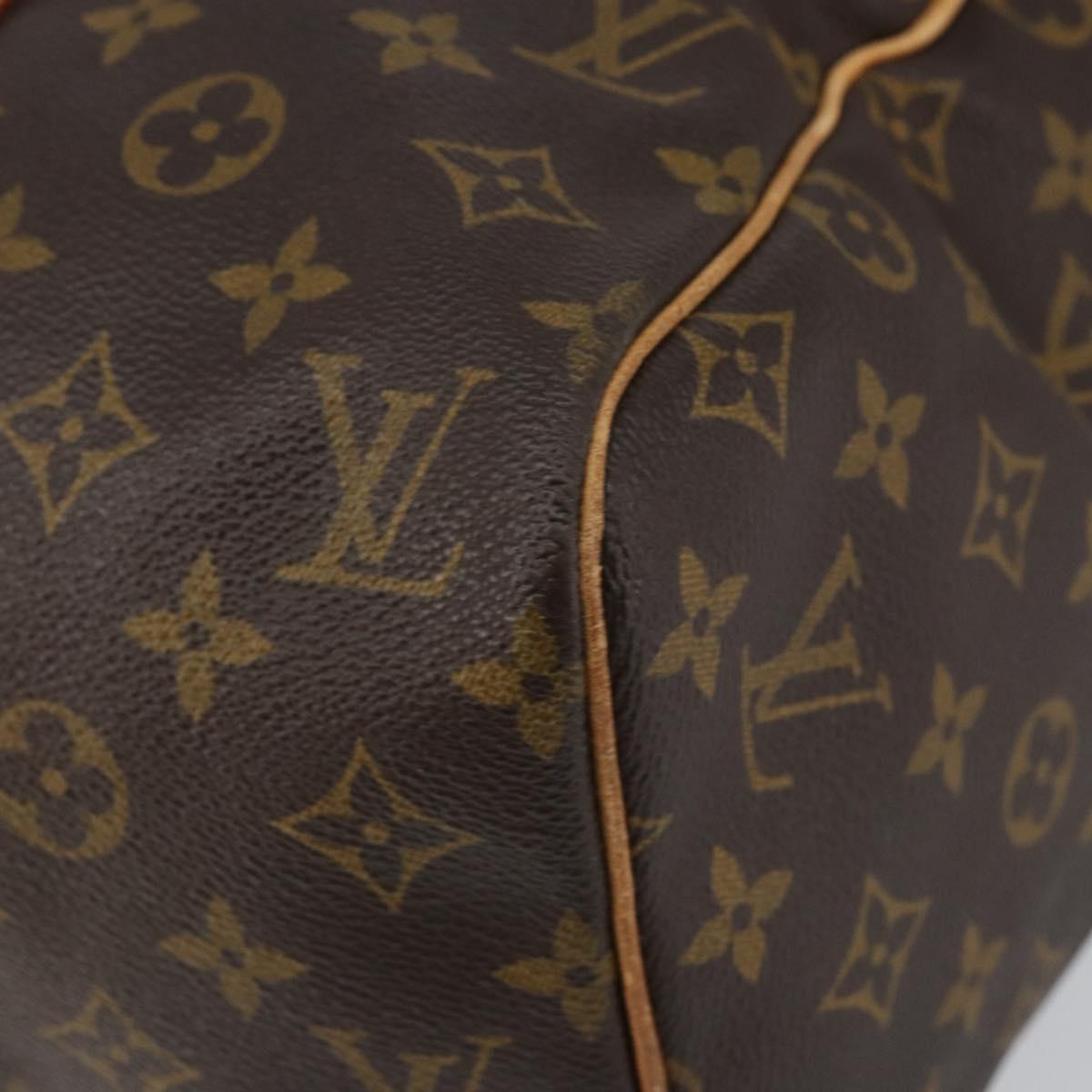 LOUIS VUITTON Monogram Sac Souple 35 Boston Bag M41626 LV Auth 152778