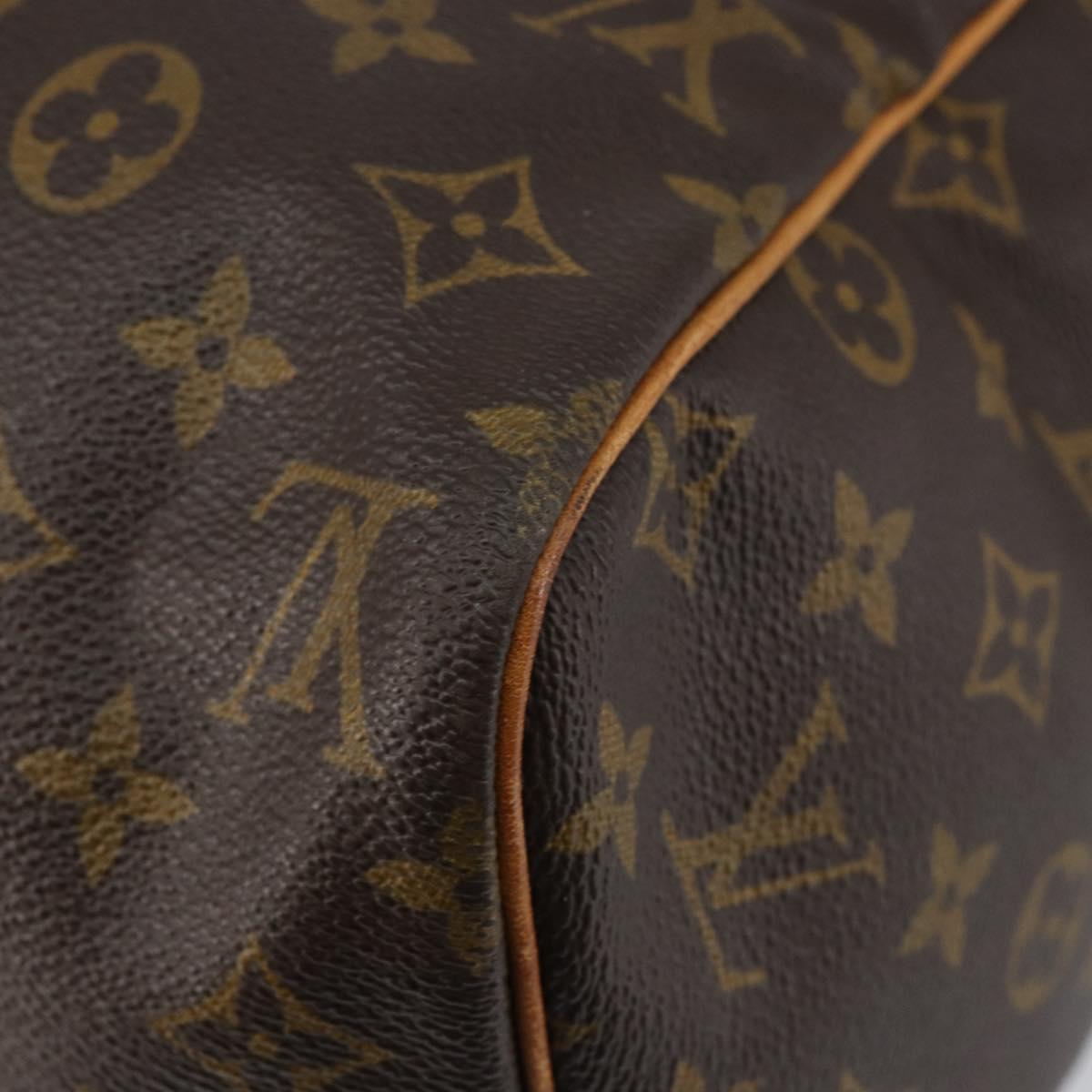 LOUIS VUITTON Monogram Sac Souple 35 Boston Bag M41626 LV Auth 152778