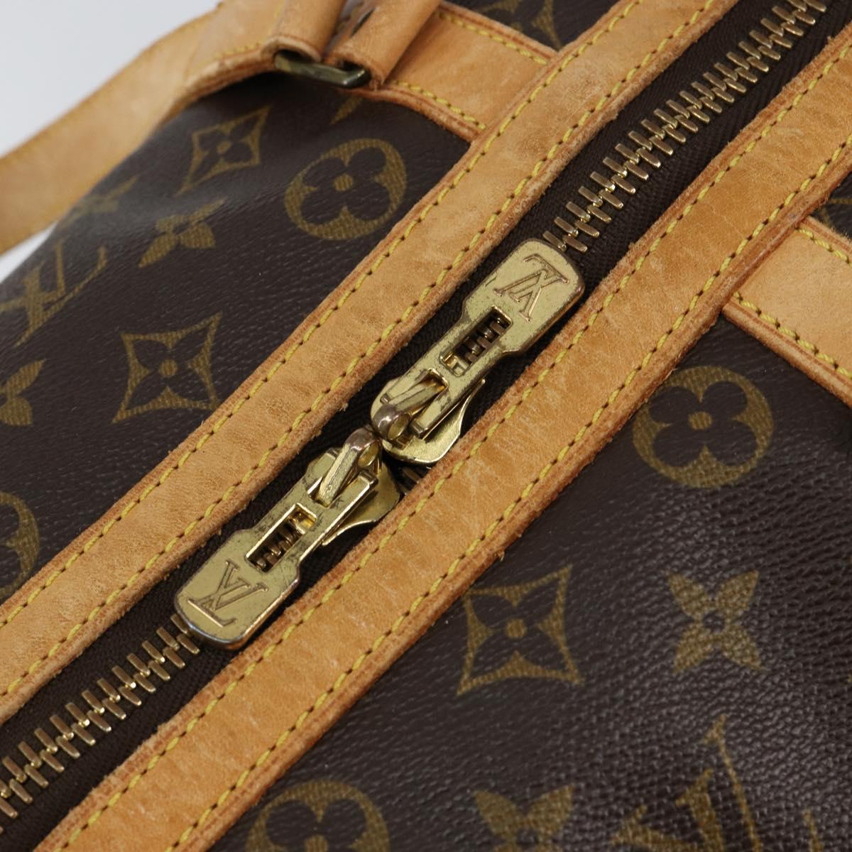 LOUIS VUITTON Monogram Sac Souple 35 Boston Bag M41626 LV Auth 152778