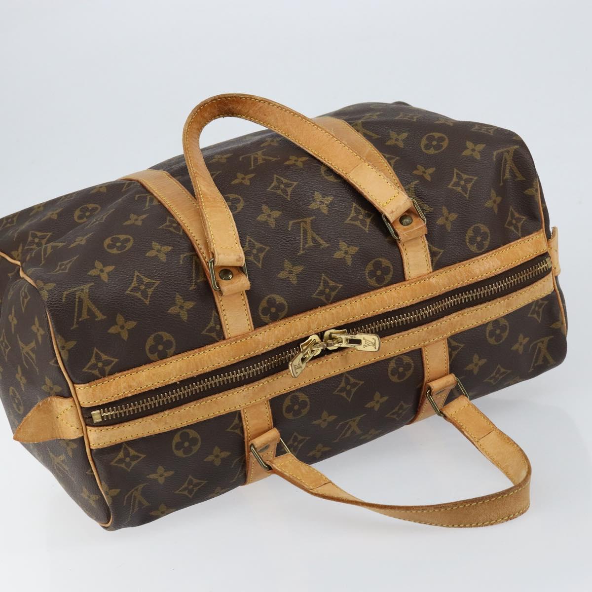 LOUIS VUITTON Monogram Sac Souple 35 Boston Bag M41626 LV Auth 152778