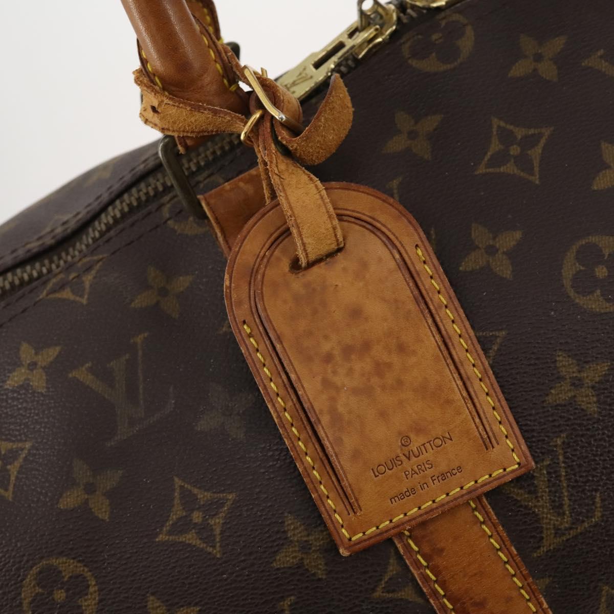 LOUIS VUITTON Monogram Keepall 50 Boston Bag M41426 LV Auth 152781