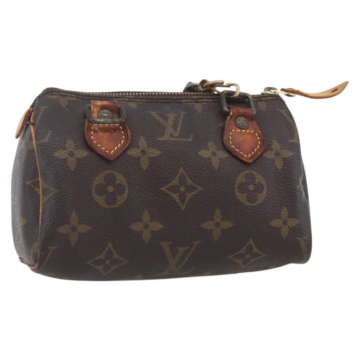 LOUIS VUITTON Monogram Mini Speedy Hand Bag M41534 LV Auth 152784