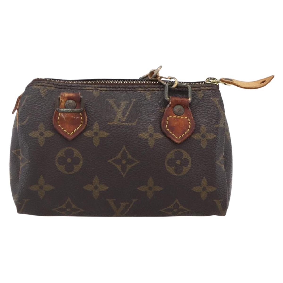 LOUIS VUITTON Monogram Mini Speedy Hand Bag M41534 LV Auth 152784