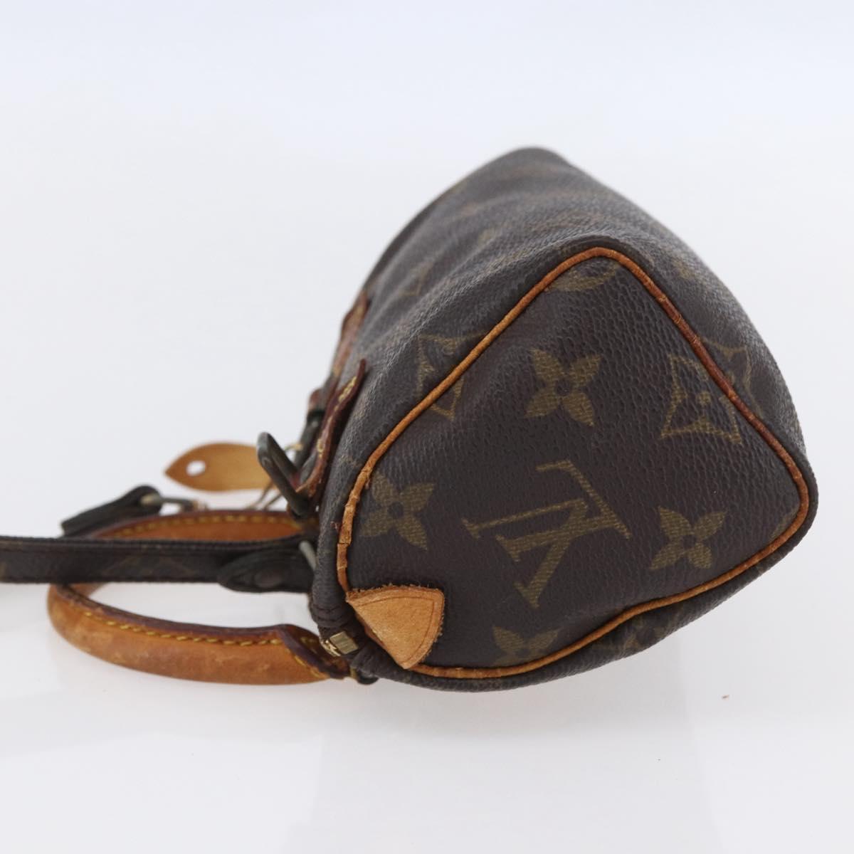 LOUIS VUITTON Monogram Mini Speedy Hand Bag M41534 LV Auth 152784