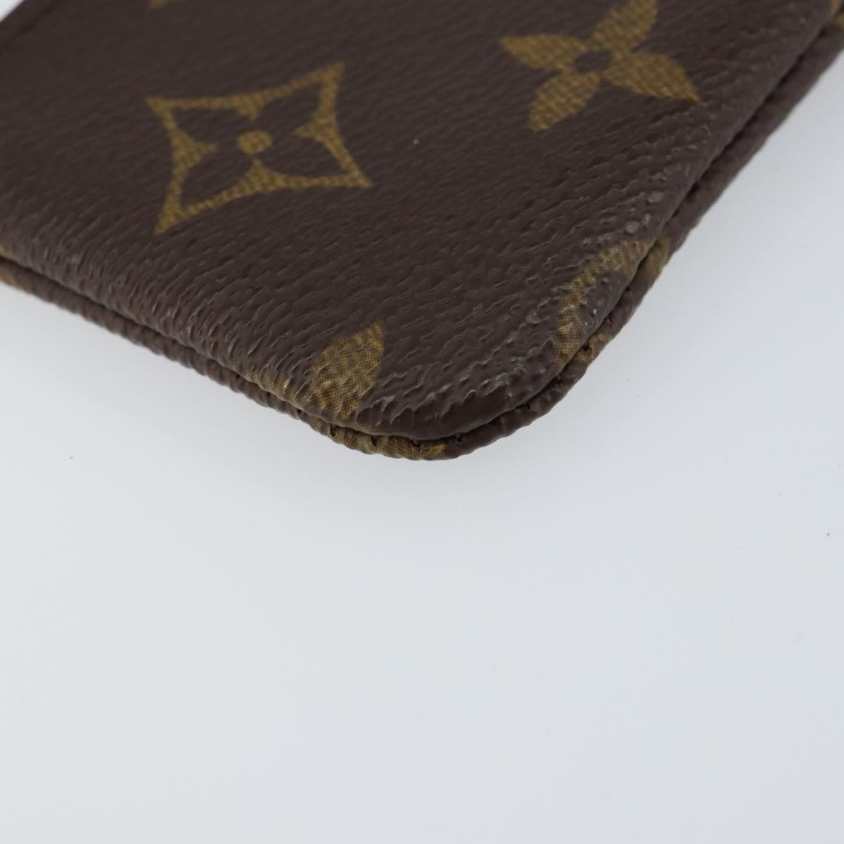 LOUIS VUITTON Monogram Pochette Cles Coin Purse M60033 LV Auth 152786
