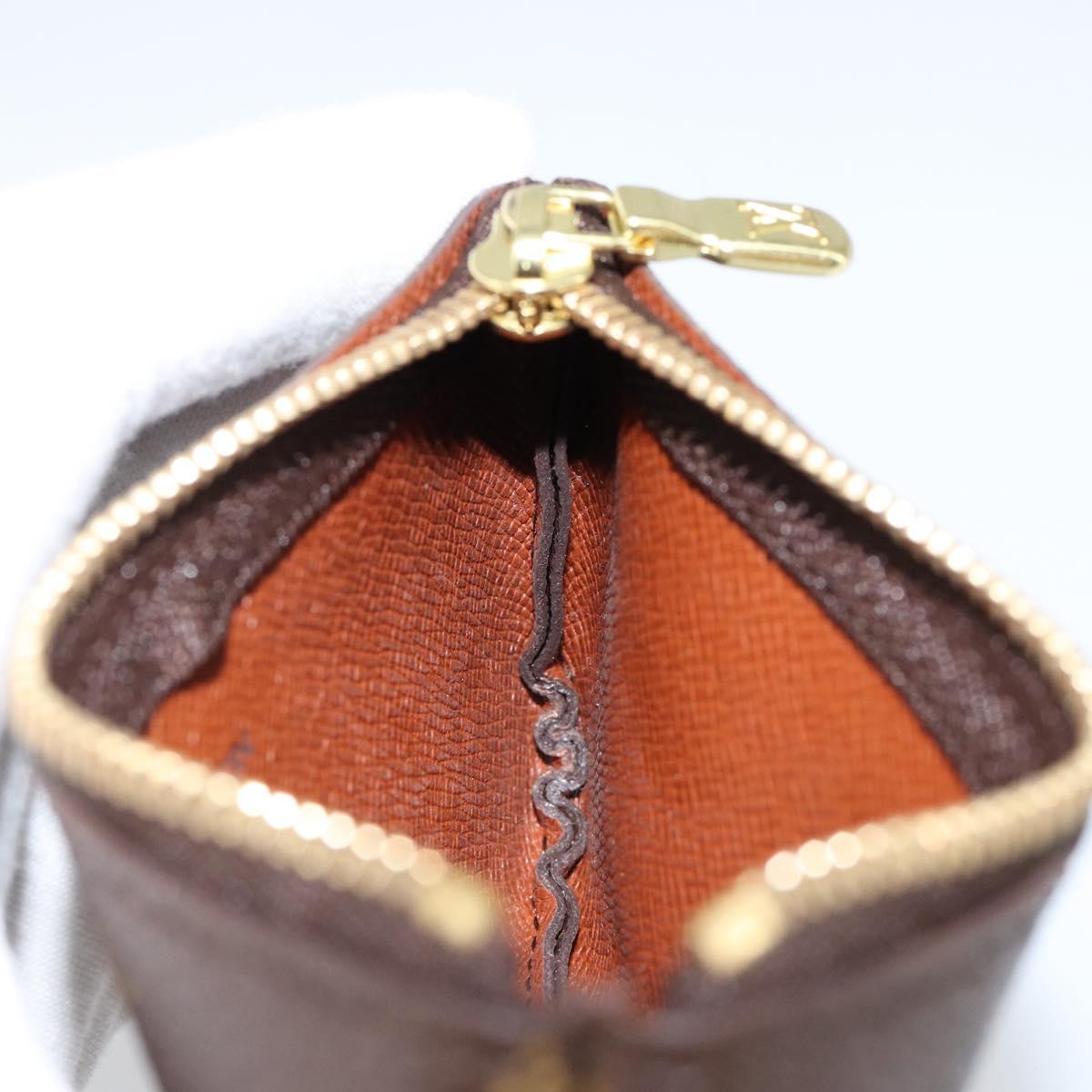 LOUIS VUITTON Monogram Pochette Cles Coin Purse M60033 LV Auth 152786