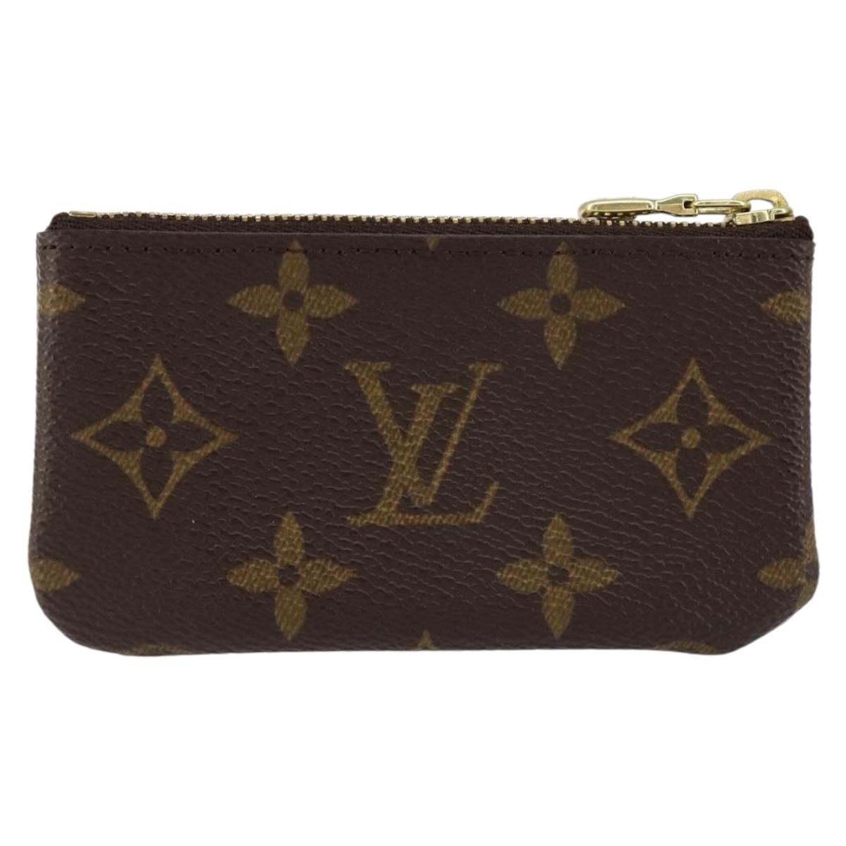 LOUIS VUITTON Monogram Pochette Cles Coin Purse M60033 LV Auth 152786