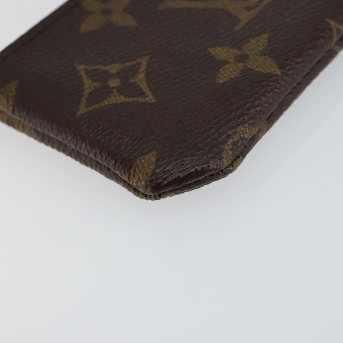 LOUIS VUITTON Monogram Pochette Cles Coin Purse M60033 LV Auth 152786