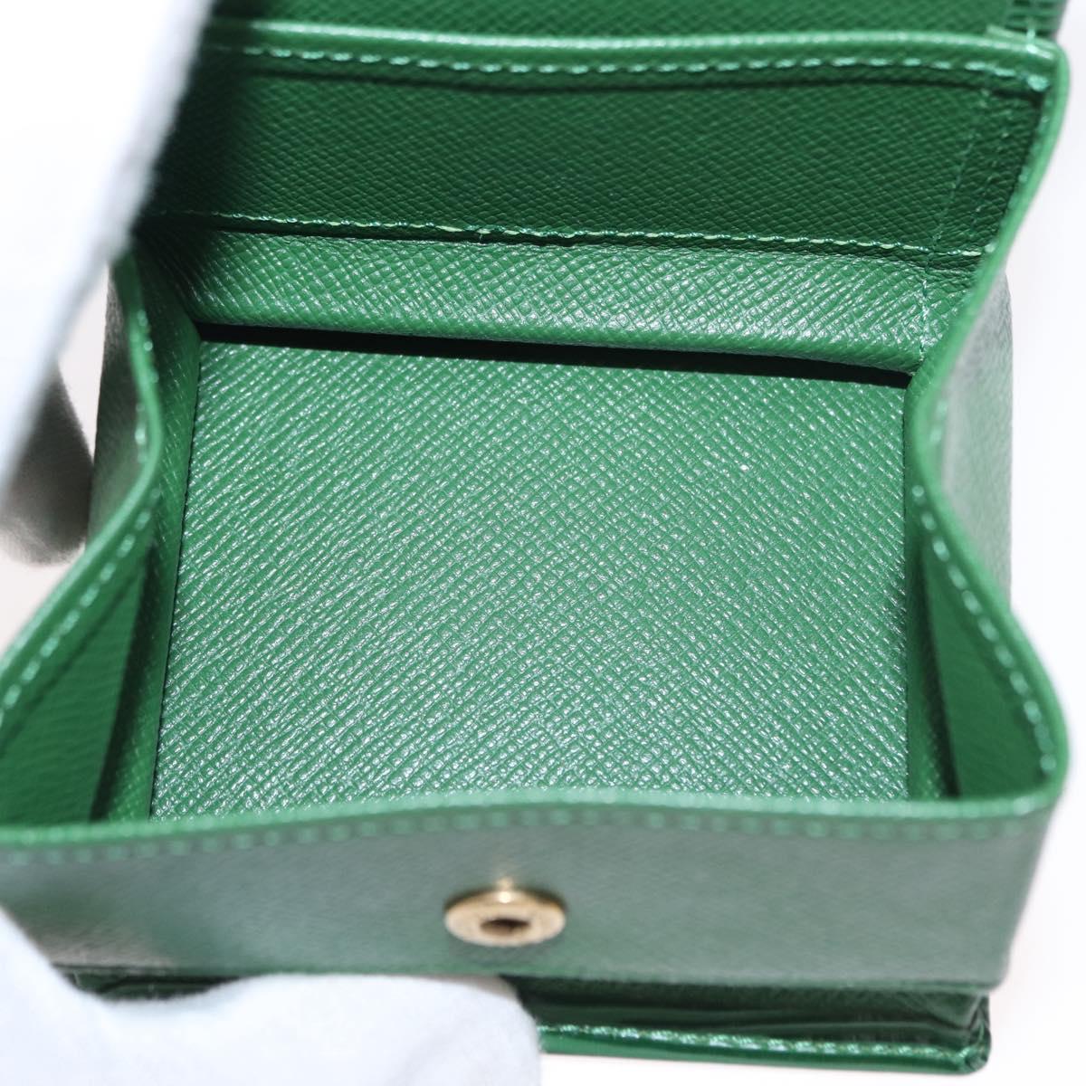 LOUIS VUITTON Epi Porte Monnaie Boite Coin Purse Green M63694 LV Auth 152791V