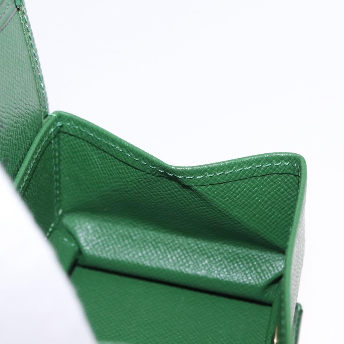 LOUIS VUITTON Epi Porte Monnaie Boite Coin Purse Green M63694 LV Auth 152791V