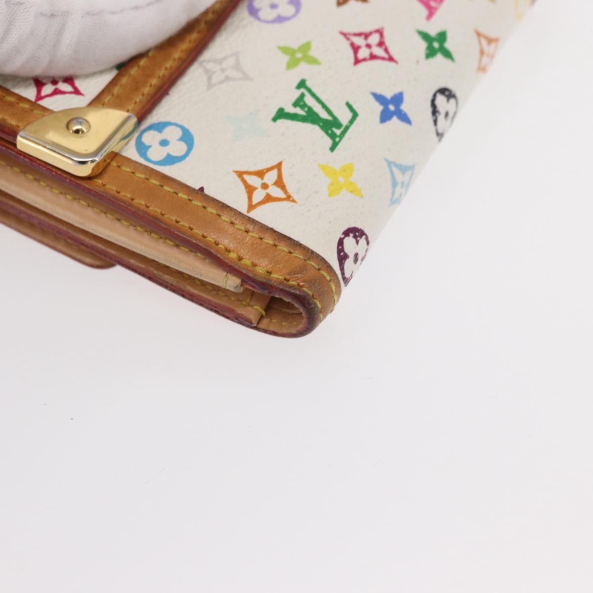 LOUIS VUITTON Multicolor Porte Monnaie Billets Cartes Credit M92983 Auth 152794