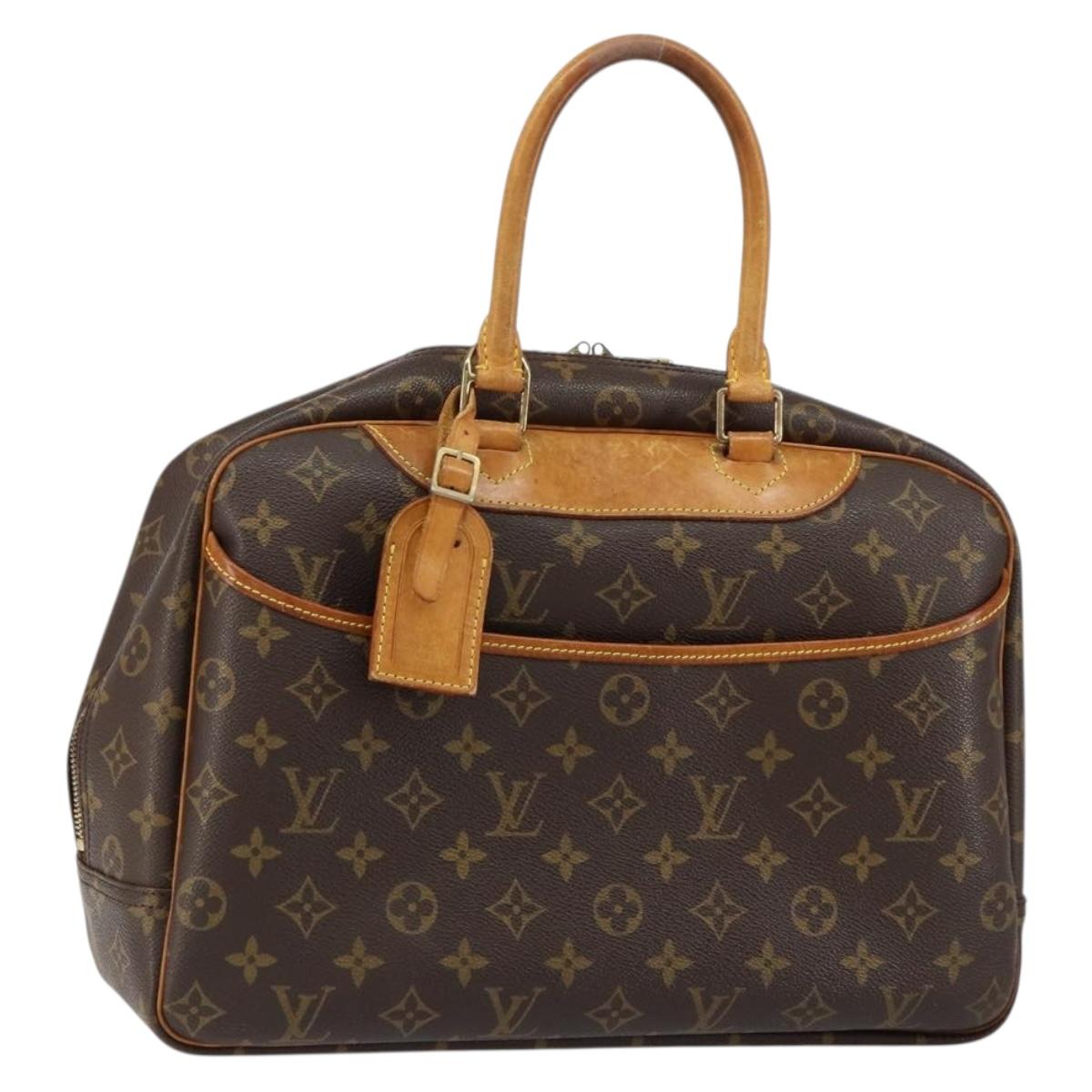 LOUIS VUITTON Monogram Deauville Hand Bag M47270 LV Auth 152799