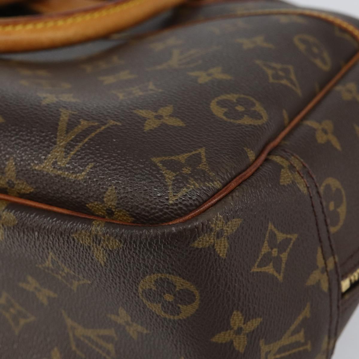 LOUIS VUITTON Monogram Deauville Hand Bag M47270 LV Auth 152799