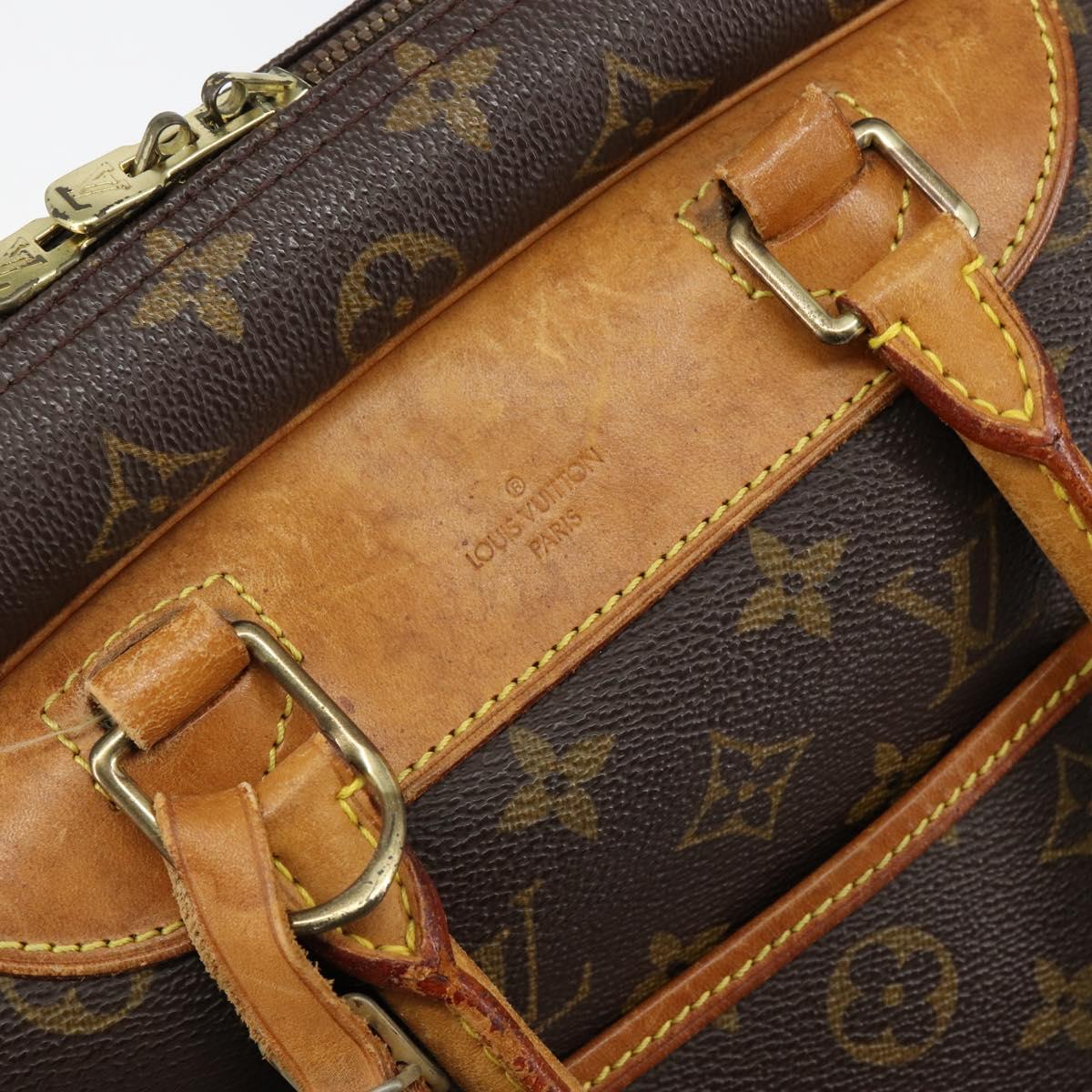 LOUIS VUITTON Monogram Deauville Hand Bag M47270 LV Auth 152799