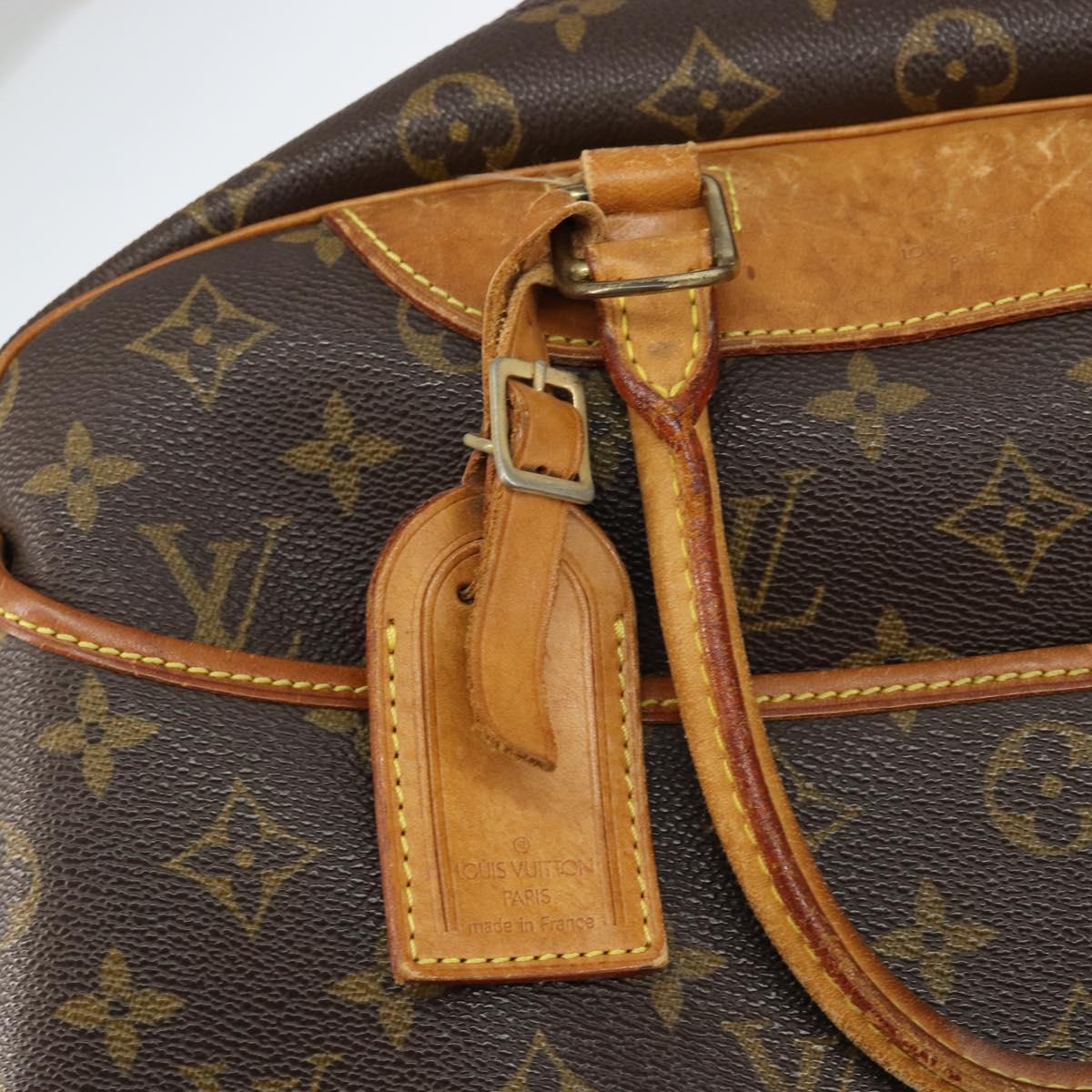 LOUIS VUITTON Monogram Deauville Hand Bag M47270 LV Auth 152799