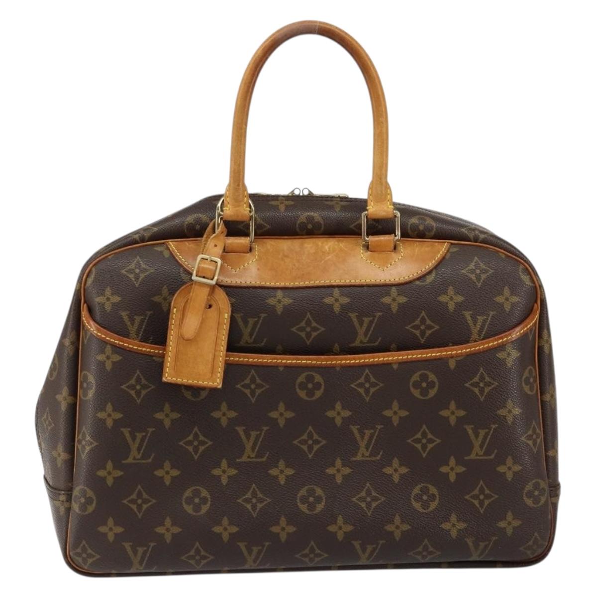 LOUIS VUITTON Monogram Deauville Hand Bag M47270 LV Auth 152799