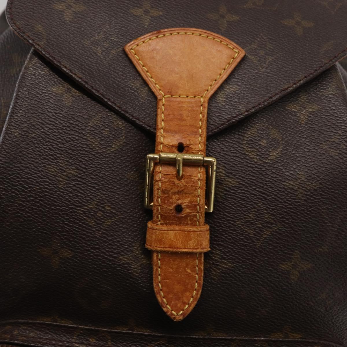 LOUIS VUITTON Monogram Montsouris GM Backpack M51135 LV Auth 152800