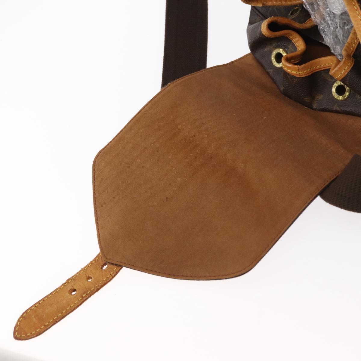 LOUIS VUITTON Monogram Montsouris GM Backpack M51135 LV Auth 152800