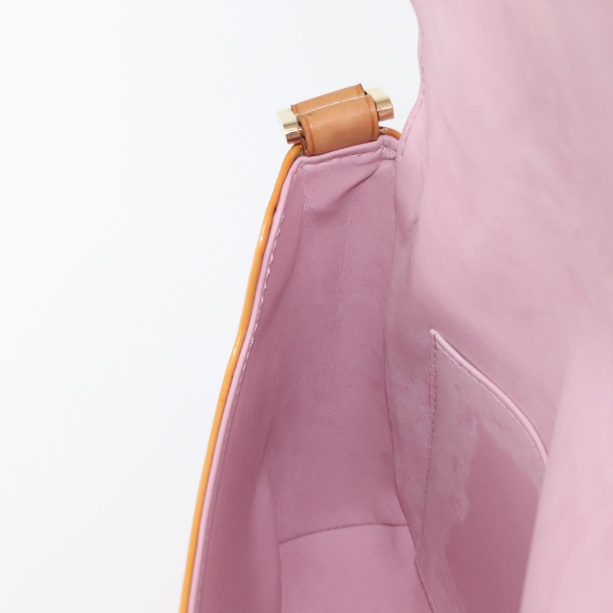 LOUIS VUITTON Monogram Vernis Thompson Street Bag Pink M91070 LV Auth 152822