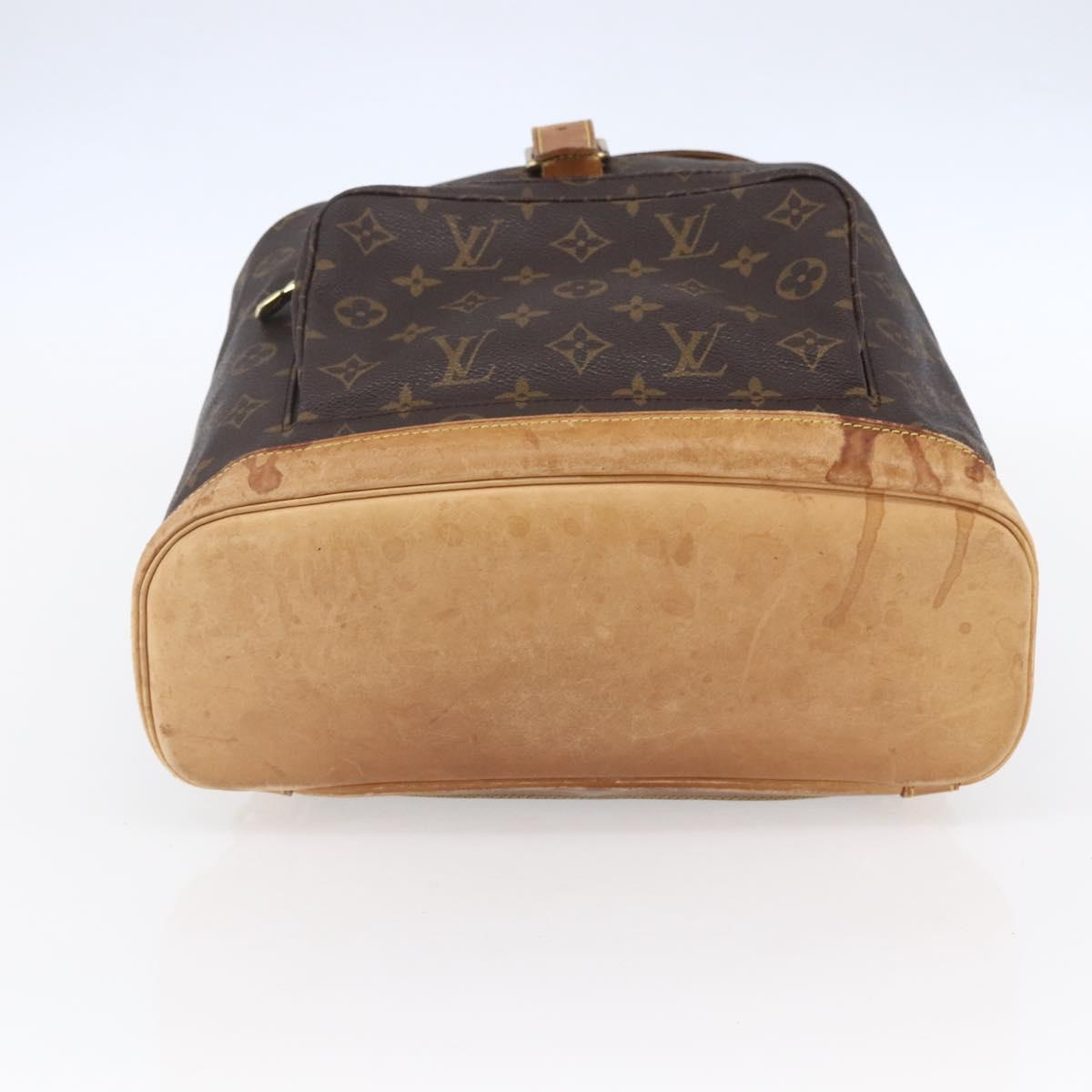 LOUIS VUITTON Monogram Montsouris GM Backpack M51135 LV Auth 152826
