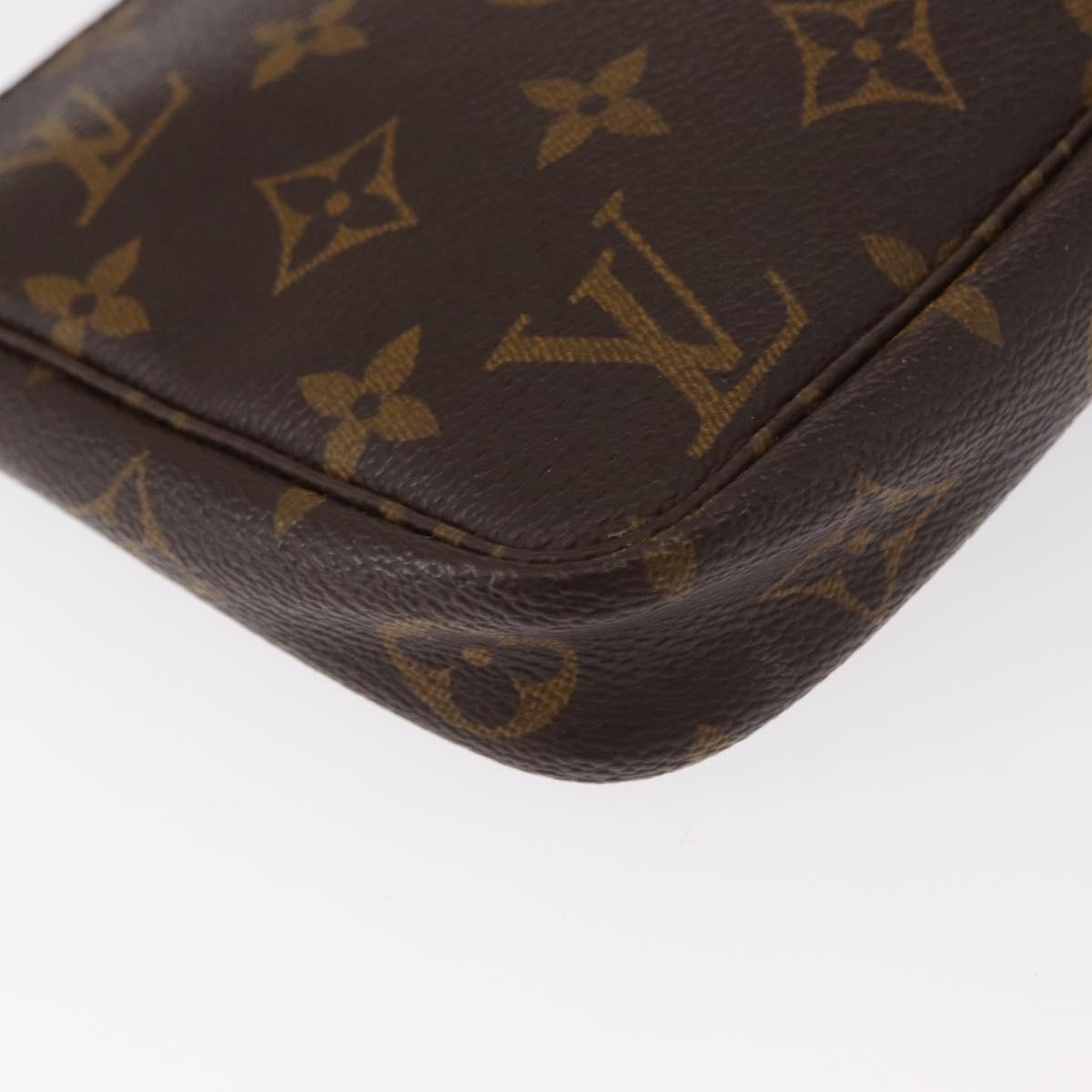LOUIS VUITTON Monogram Pochette Accessoires Pouch M51980 LV Auth 152827