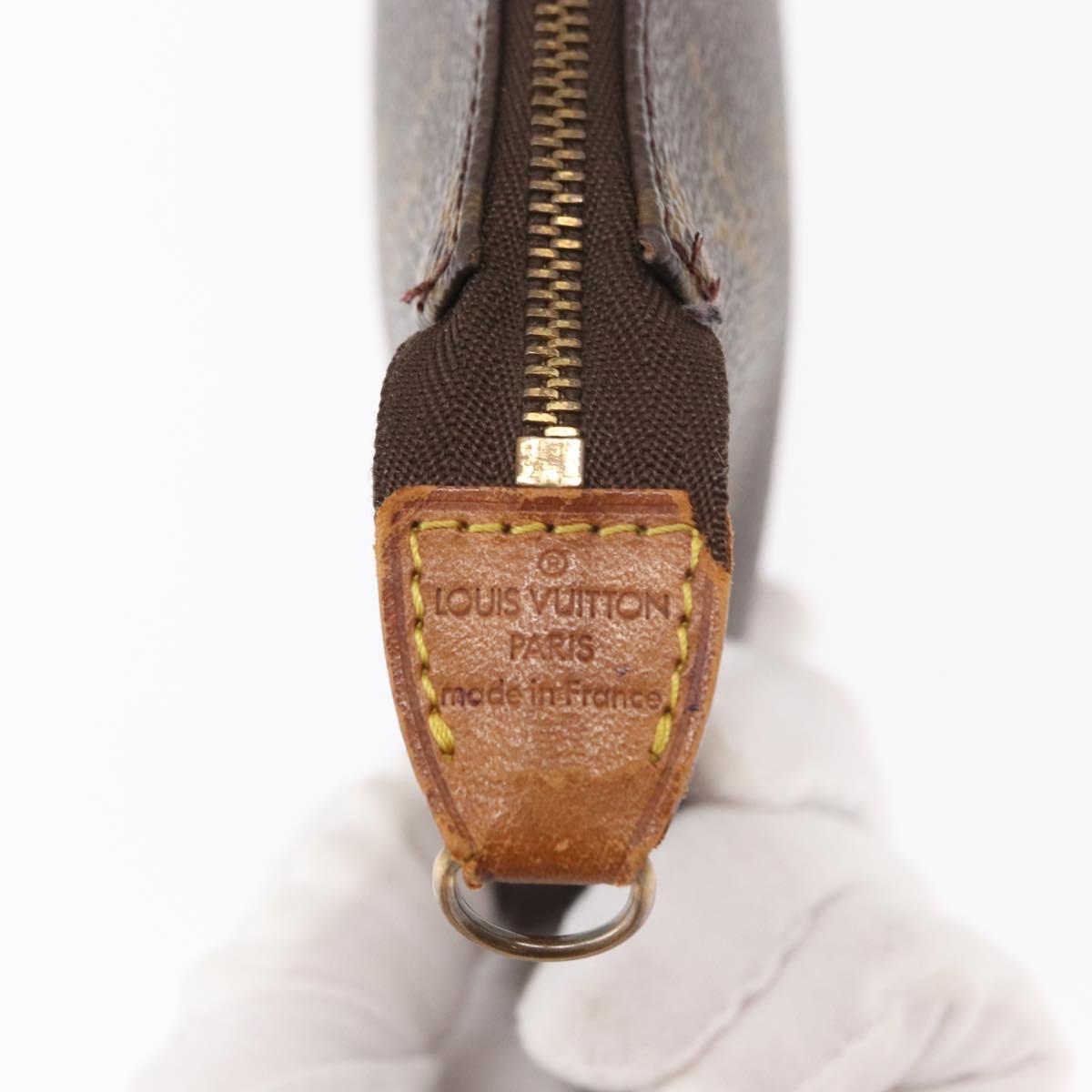 LOUIS VUITTON Monogram Pochette Accessoires Pouch M51980 LV Auth 152827