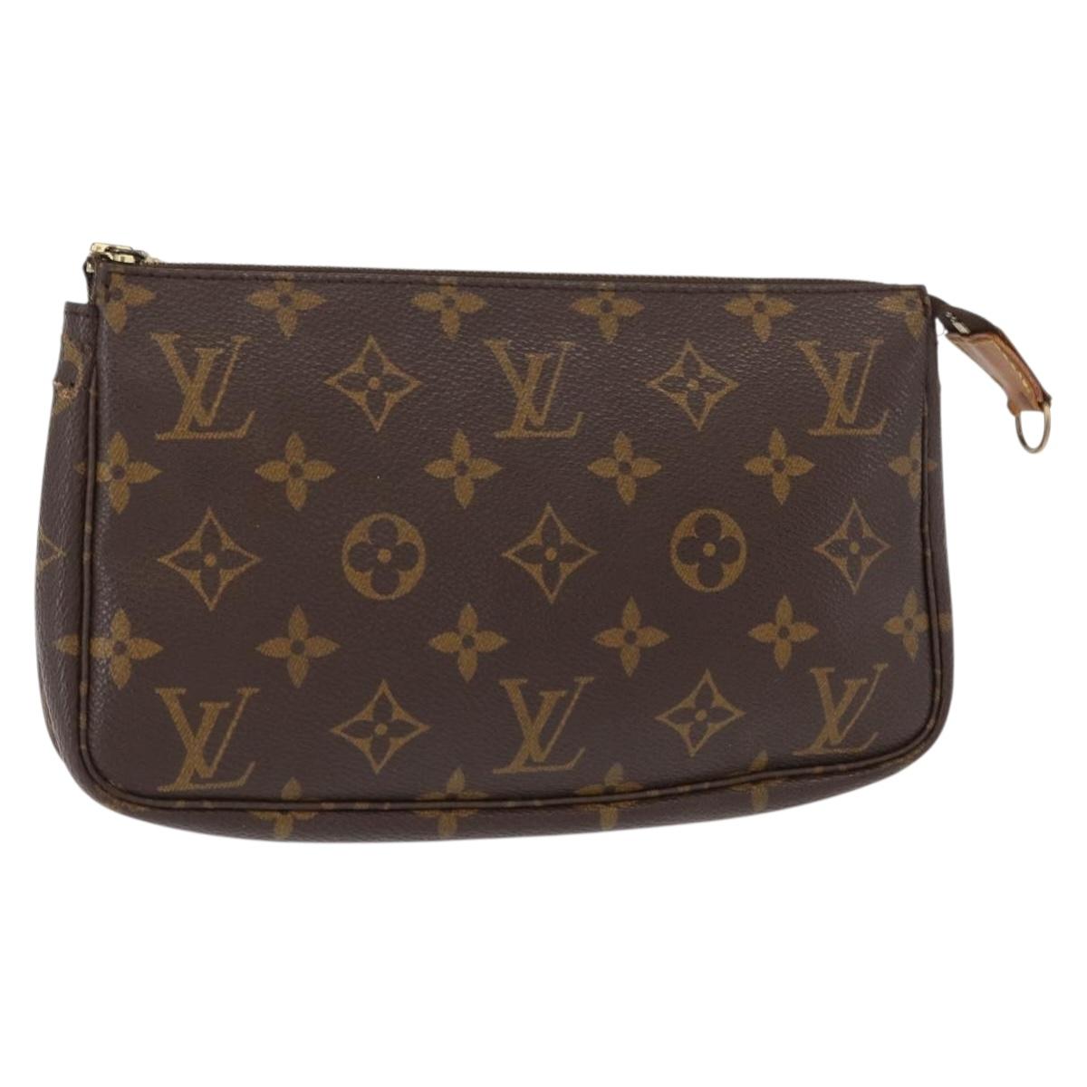 LOUIS VUITTON Monogram Pochette Accessoires Pouch M51980 LV Auth 152827