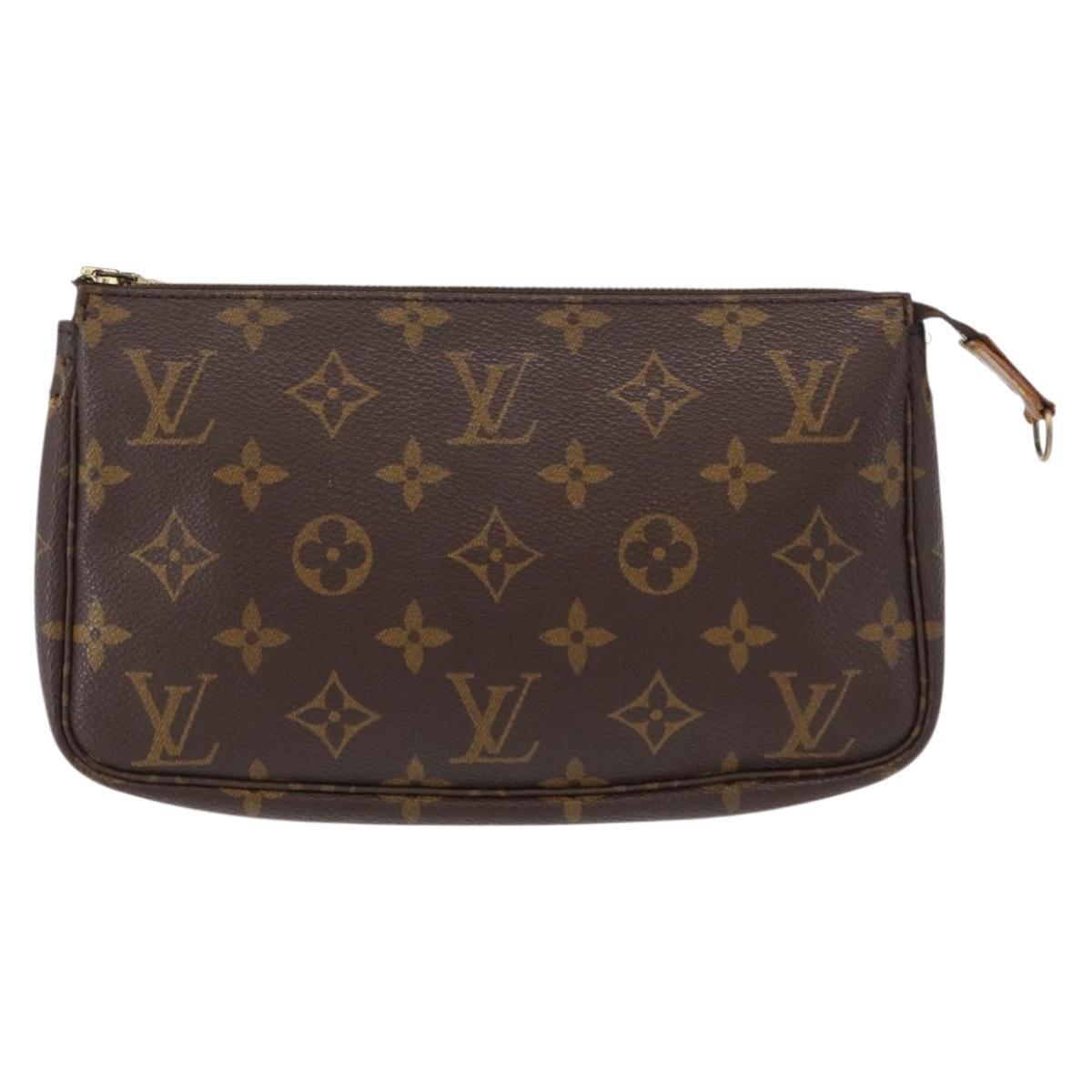 LOUIS VUITTON Monogram Pochette Accessoires Pouch M51980 LV Auth 152827