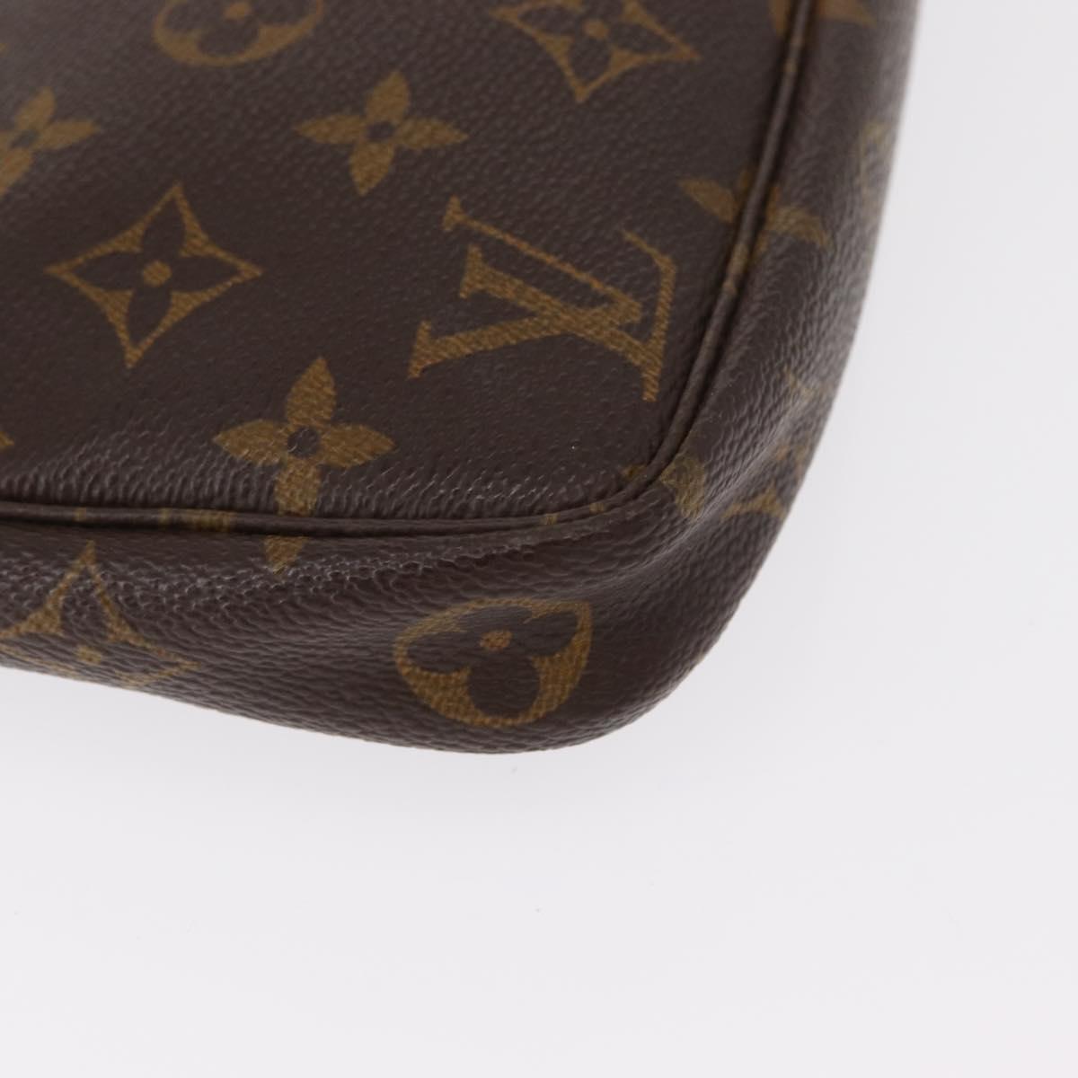 LOUIS VUITTON Monogram Pochette Accessoires Pouch M51980 LV Auth 152827