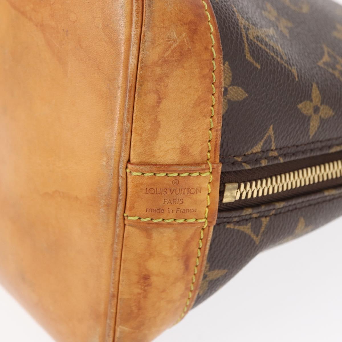 LOUIS VUITTON Monogram Alma Hand Bag M51130 LV Auth 152830