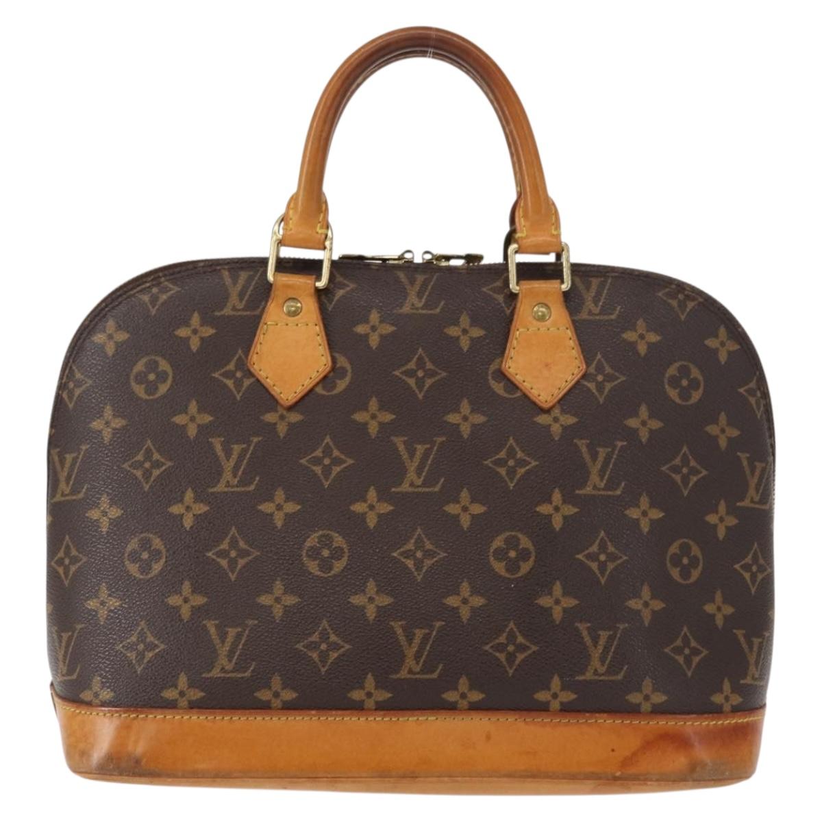 LOUIS VUITTON Monogram Alma Hand Bag M51130 LV Auth 152830