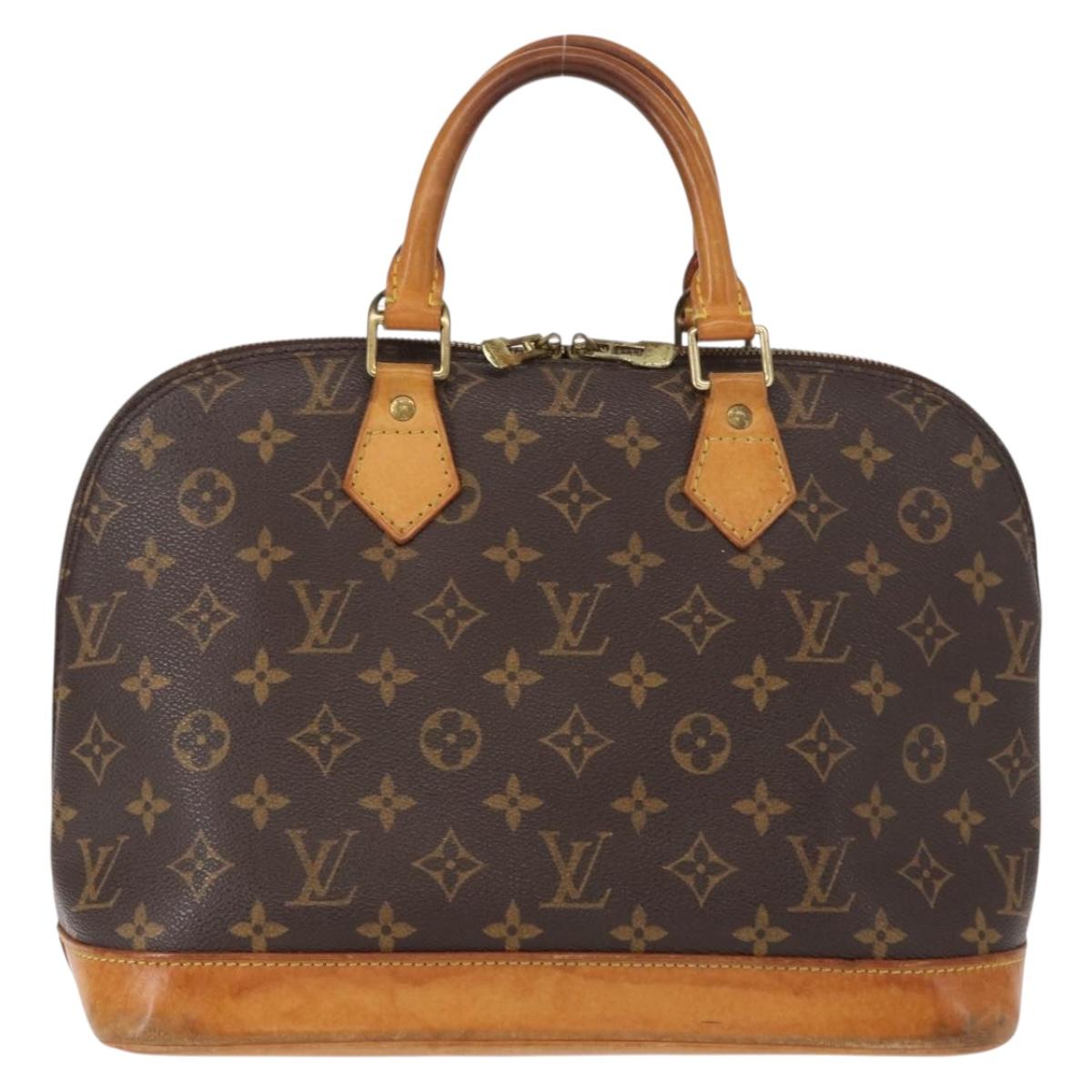 LOUIS VUITTON Monogram Alma Hand Bag M51130 LV Auth 152830