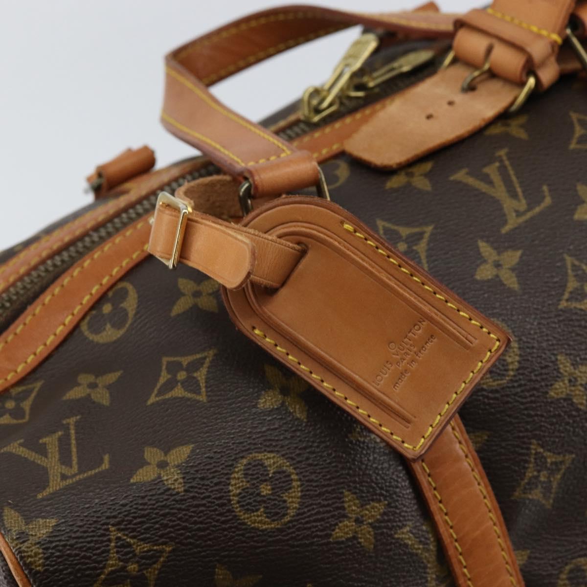 LOUIS VUITTON Monogram Sac Souple 35 Boston Bag M41626 LV Auth 152839A