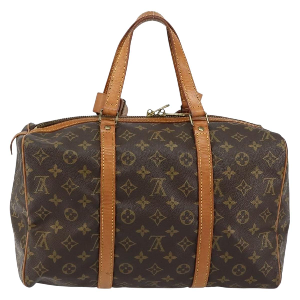 LOUIS VUITTON Monogram Sac Souple 35 Boston Bag M41626 LV Auth 152839