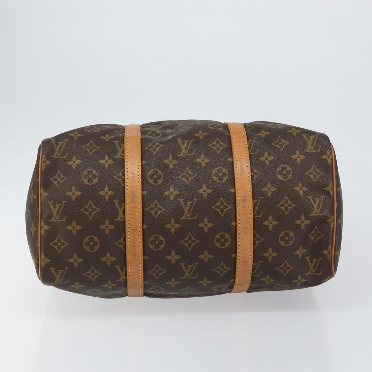 LOUIS VUITTON Monogram Sac Souple 35 Boston Bag M41626 LV Auth 152839