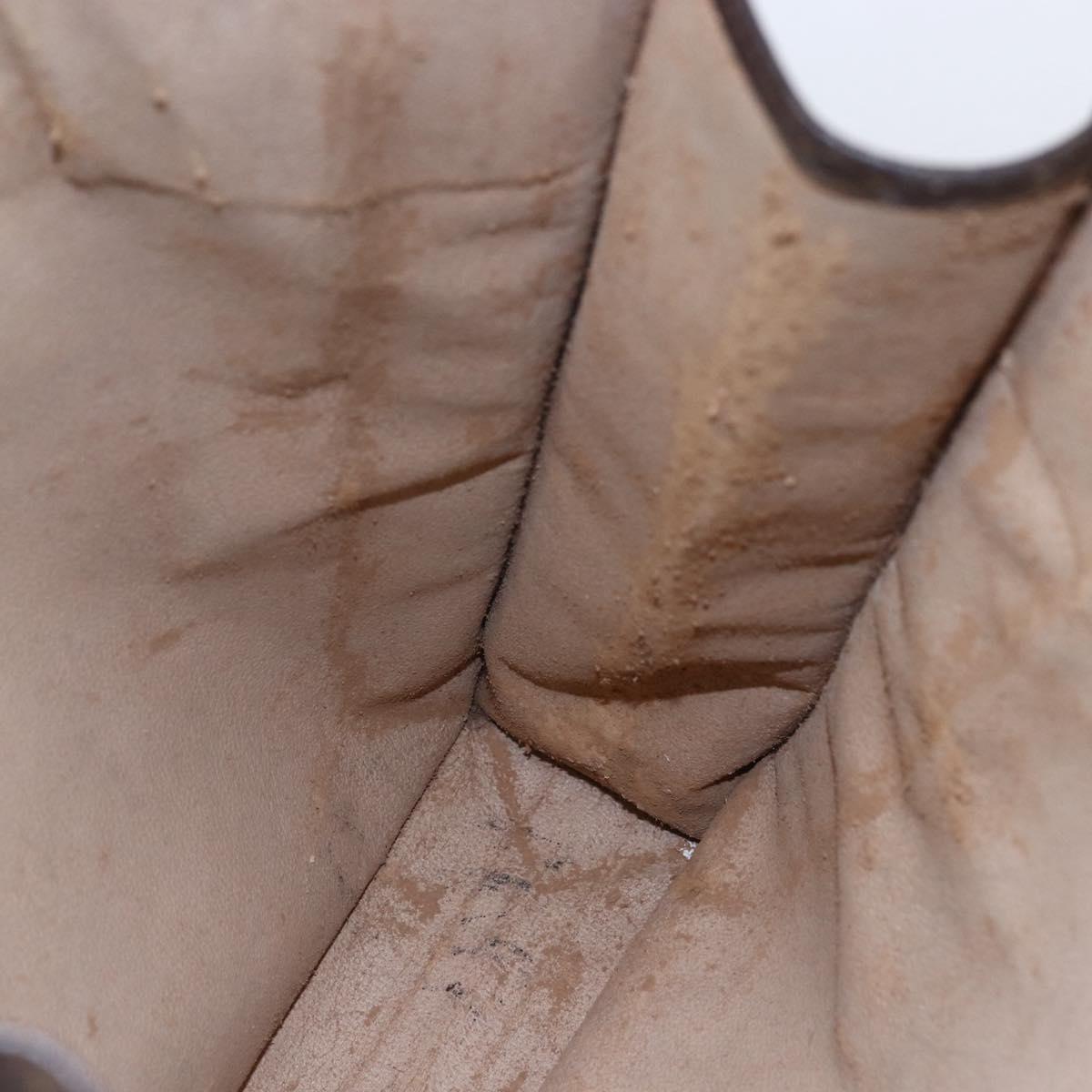 LOUIS VUITTON Monogram Sac Plat Hand Bag M51140 LV Auth 152846