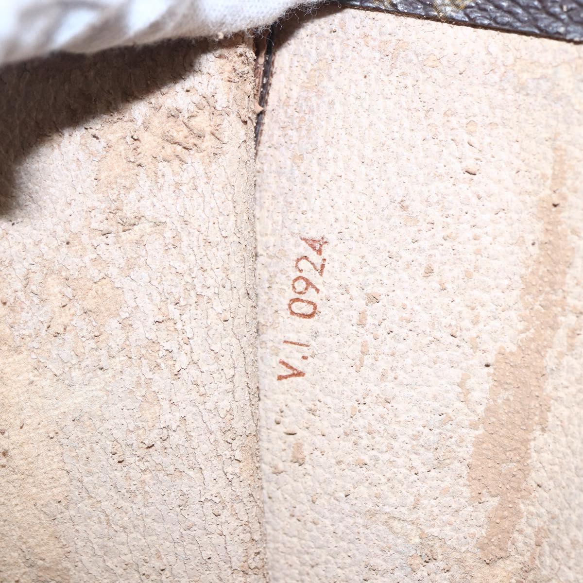 LOUIS VUITTON Monogram Sac Plat Hand Bag M51140 LV Auth 152846