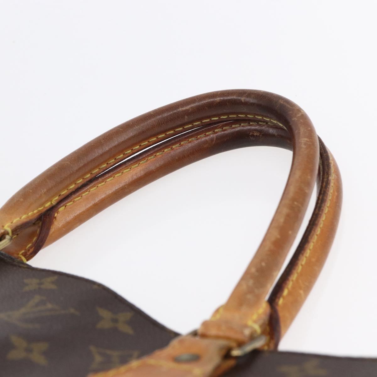 LOUIS VUITTON Monogram Sac Plat Hand Bag M51140 LV Auth 152846