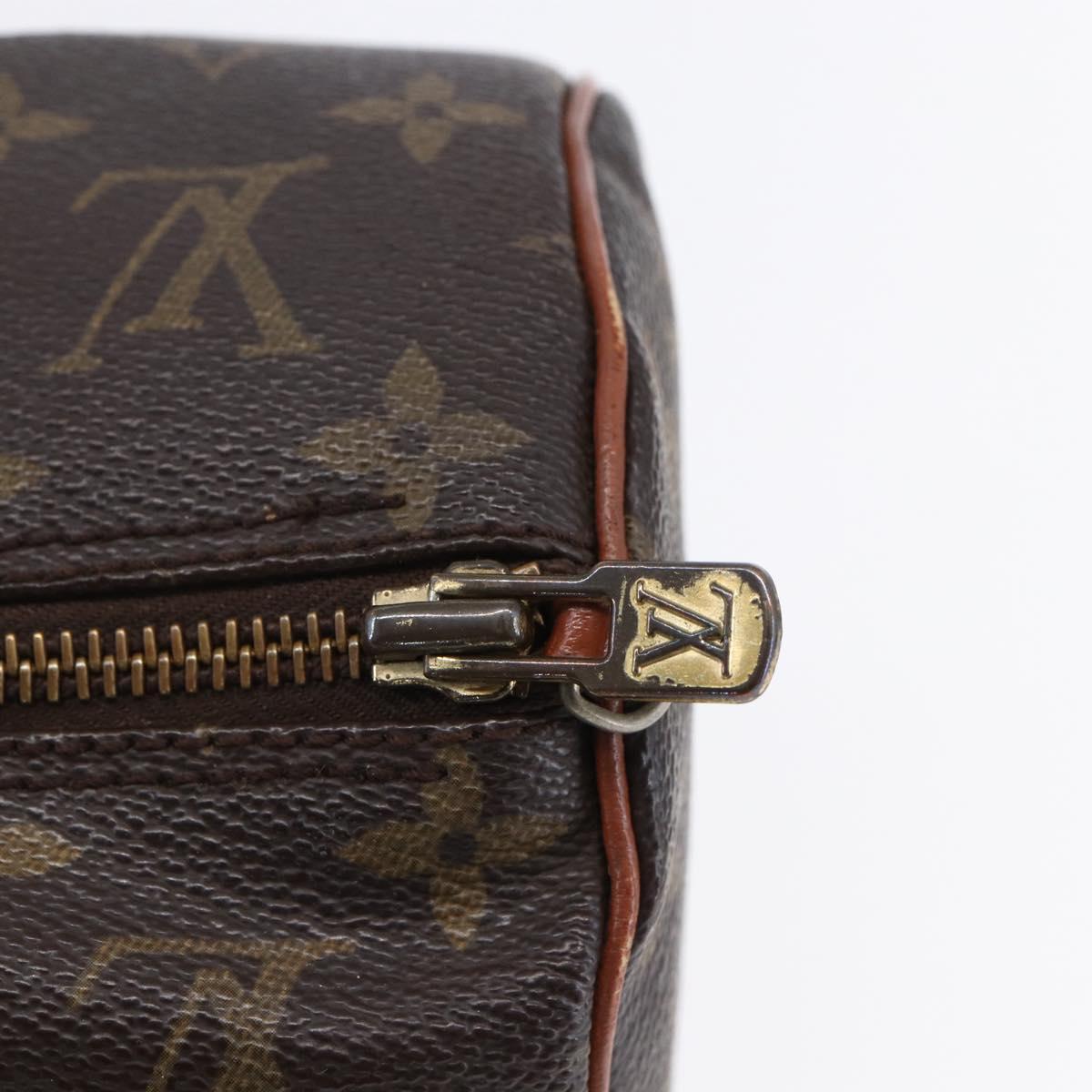 LOUIS VUITTON Monogram Papillon 30 Hand Bag M51385 LV Auth 152848
