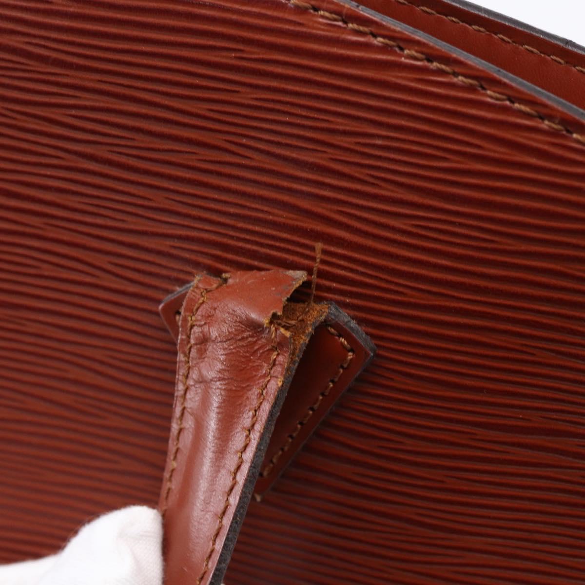 LOUIS VUITTON Epi Saint Jacques Shopping Bag Brown M52263 LV Auth 152853