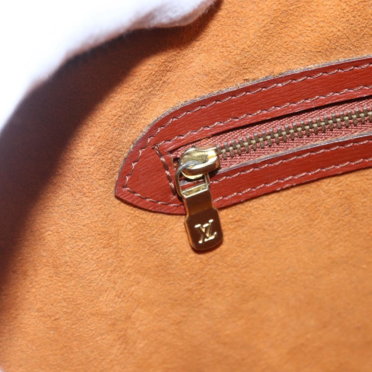 LOUIS VUITTON Epi Saint Jacques Shopping Bag Brown M52263 LV Auth 152853