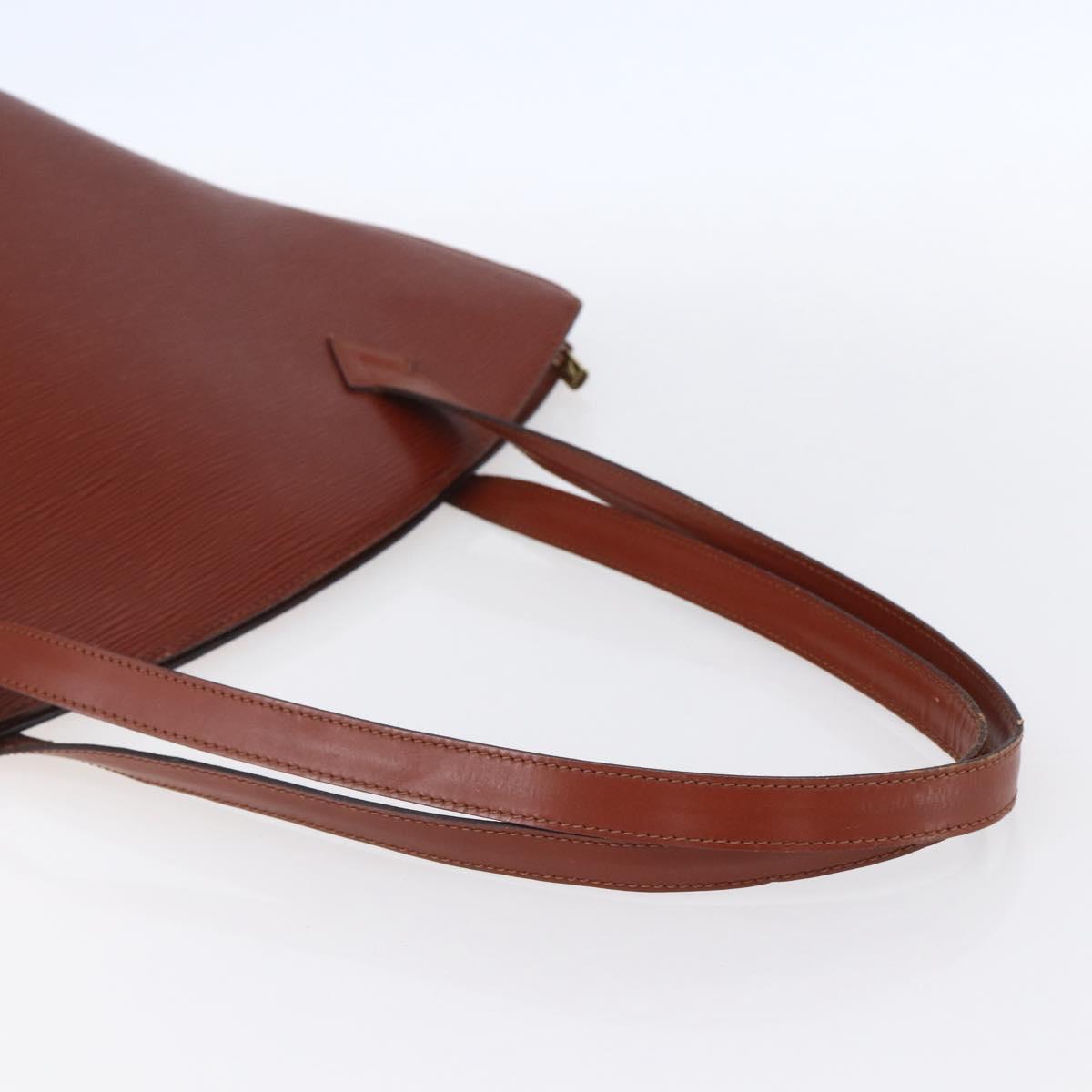 LOUIS VUITTON Epi Saint Jacques Shopping Bag Brown M52263 LV Auth 152853