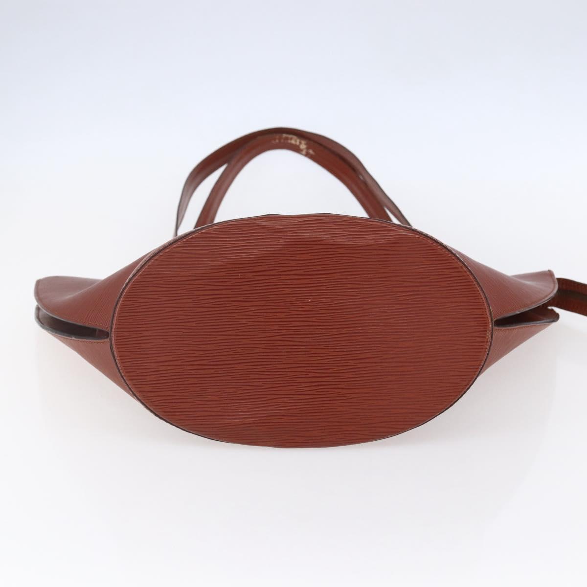 LOUIS VUITTON Epi Saint Jacques Shopping Bag Brown M52263 LV Auth 152853