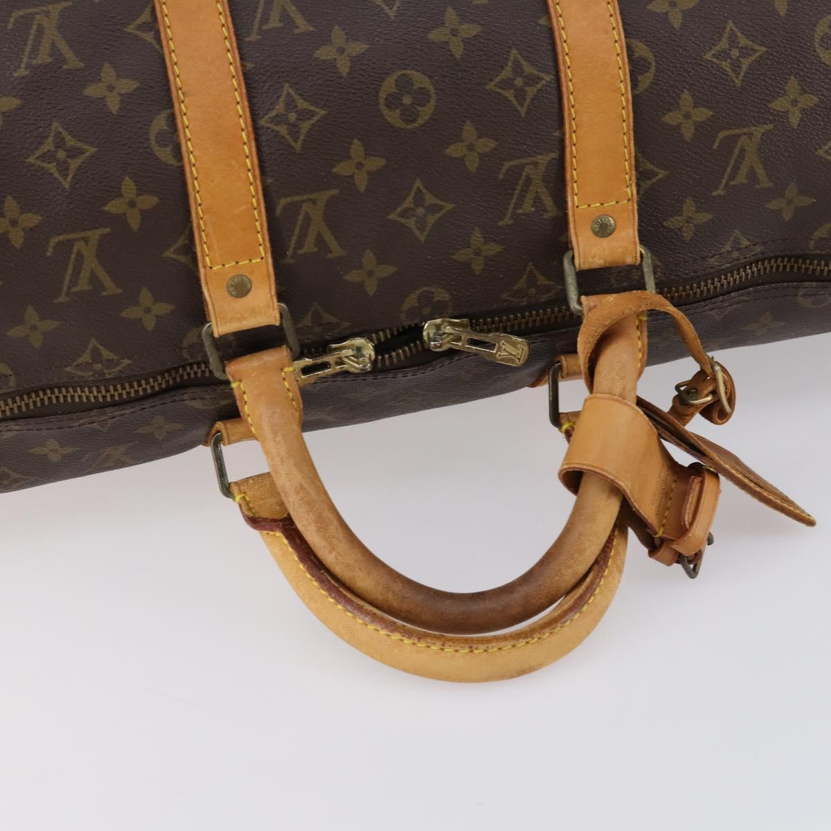 LOUIS VUITTON Monogram Keepall 50 Boston Bag M41426 LV Auth 152854