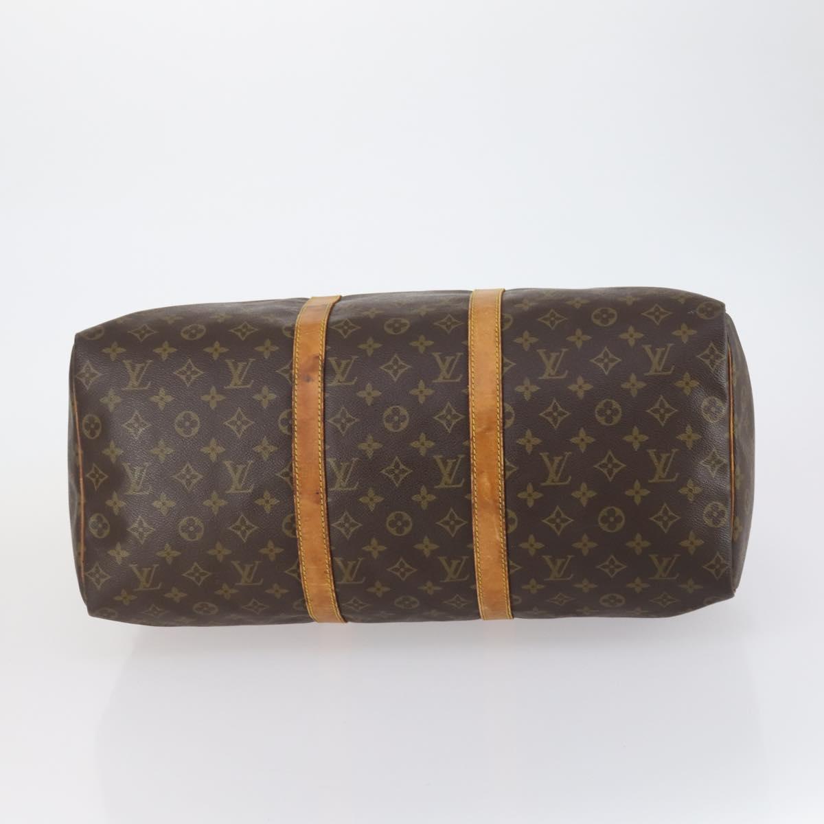 LOUIS VUITTON Monogram Keepall 50 Boston Bag M41426 LV Auth 152854