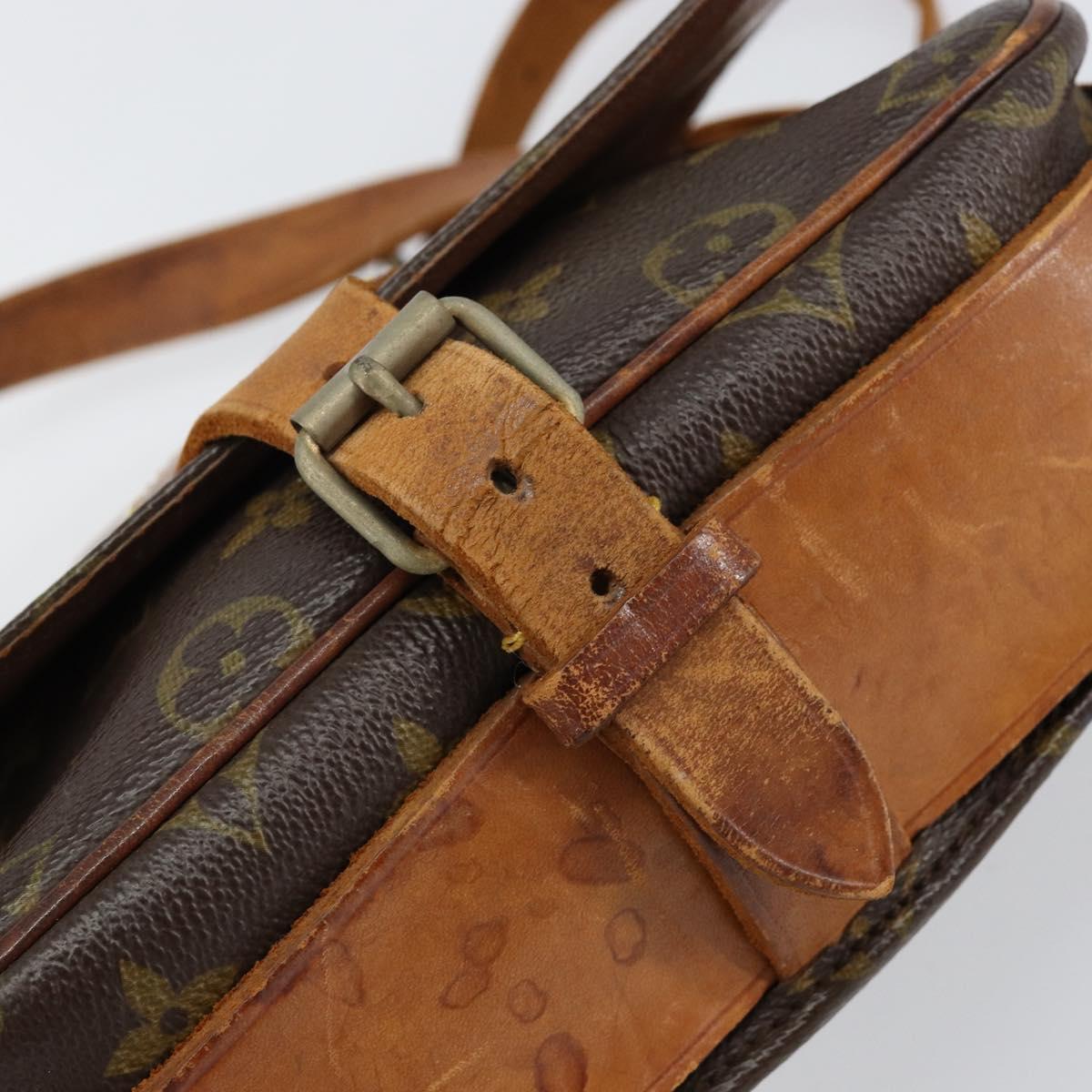 LOUIS VUITTON Monogram Cartouchiere MM Shoulder Bag M51253 LV Auth 152857