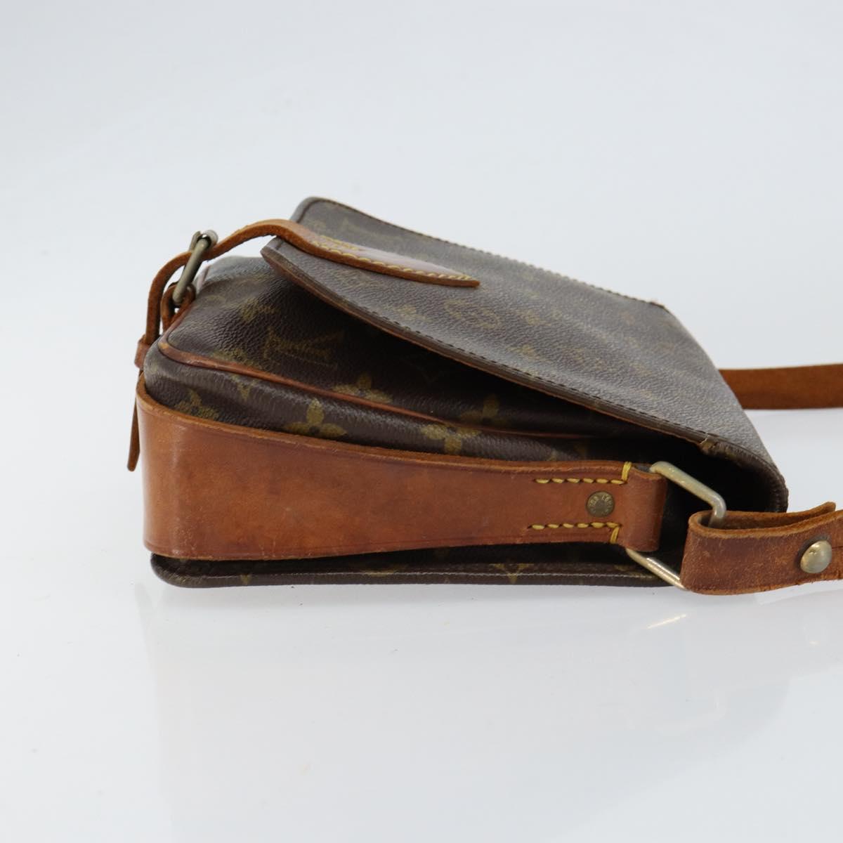 LOUIS VUITTON Monogram Cartouchiere MM Shoulder Bag M51253 LV Auth 152857