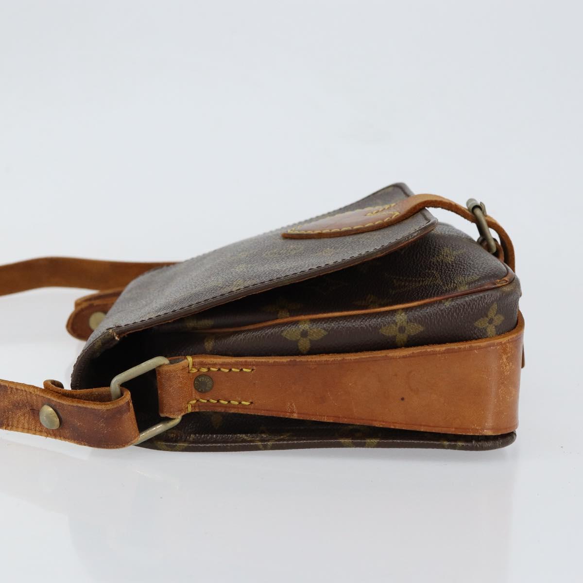 LOUIS VUITTON Monogram Cartouchiere MM Shoulder Bag M51253 LV Auth 152857