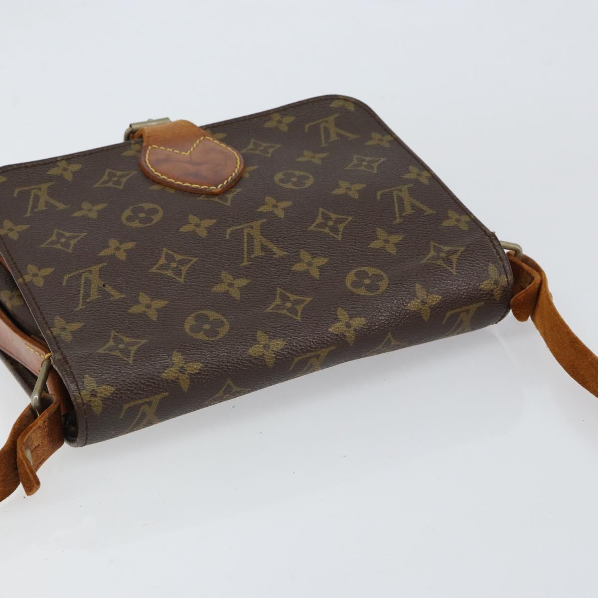 LOUIS VUITTON Monogram Cartouchiere MM Shoulder Bag M51253 LV Auth 152857